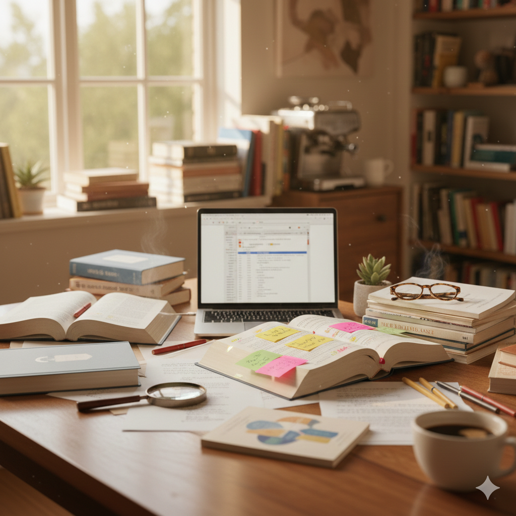 원고 분석 작업 환경